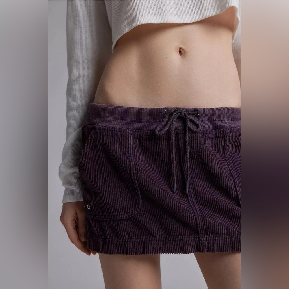 Urban Outfitters BDG Mel Sporty Corduroy Micro Mini Skirt